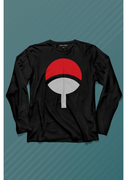 Susake Unchia Otsutsuki Symbol Logo Naruto Uzun Kollu Tişört Baskılı Çocuk T-Shirt