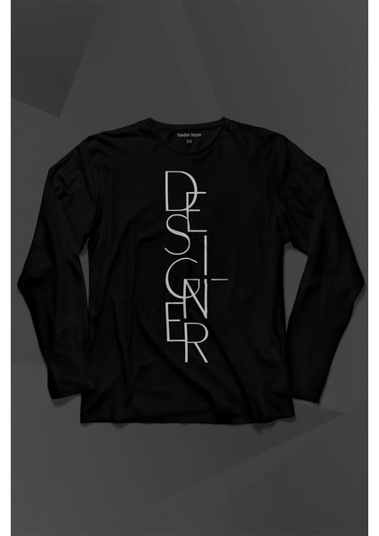 Desinger Grafiker Desenci Çizimci Graphicer Uzun Kollu Tişört Baskılı Çocuk T-Shirt