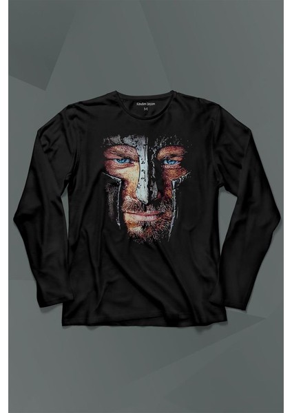 Spartacus The Trakyalı Andy Whitfield Uzun Kollu Tişört Baskılı Çocuk T-Shirt