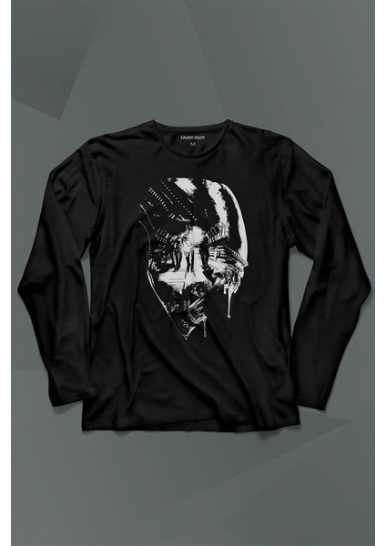 Yaratık Alien Covenant Film Sinema Filmi Uzun Kollu Tişört Baskılı Çocuk T-Shirt