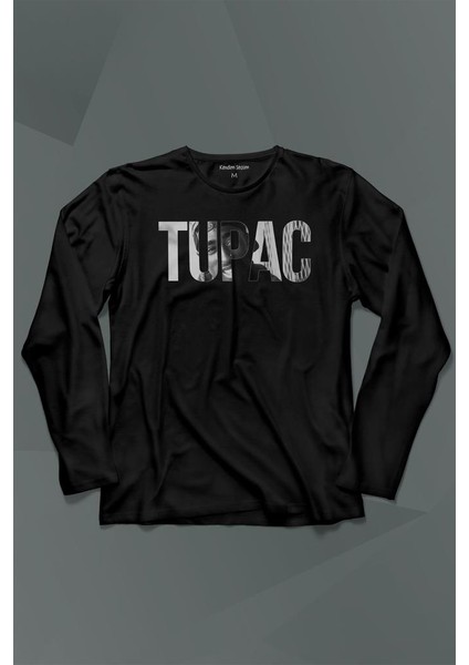 Tupac Amaru Shakur Awesome 2pac Rap Musicuzun Kollu Tişört Baskılı T-Shirt