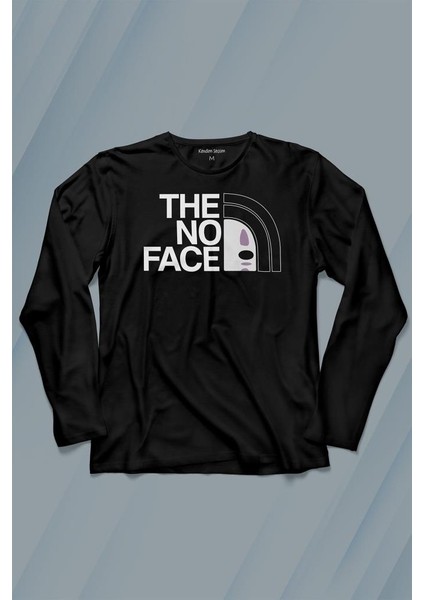 No Face Spirited Away The North Face Uzun Kollu Tişört Baskılı Çocuk T-Shirt