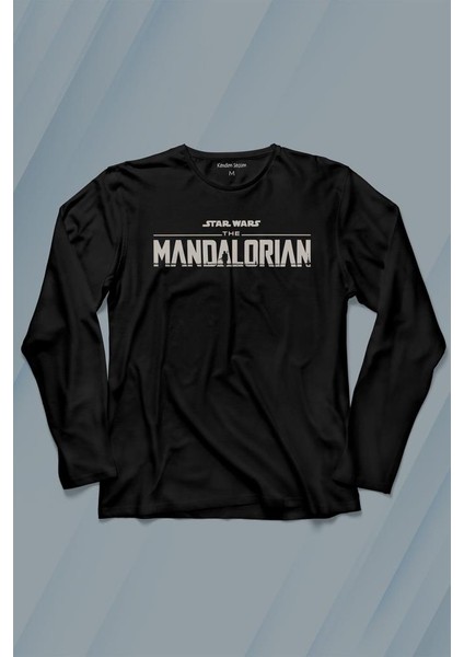 The Mandalorian Bebek Yoda Cep Tasarımı Star Wars Uzun Kollu Tişört Baskılı Çocuk T-Shirt