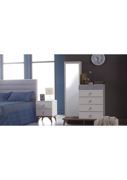 Mavenna Şifonyer Beyaz