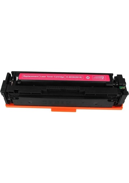 Hp CF403X/201X/CRG045H M252, M274, M277,LBP610, LBP611, LBP612, LBP613, MF631, MF632, MF633, MF634, MF635 Muadil Kırmızı Toner (2,3k)