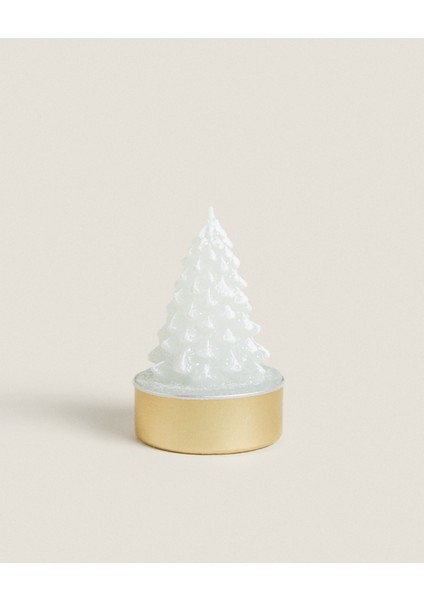 Köknar Ağacı Şeklinde Gri Mum 6’lı Set fiyatları