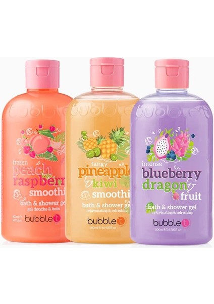 Smoothie Shower Duş Jeli 3' lü Set 3 x 500 ml