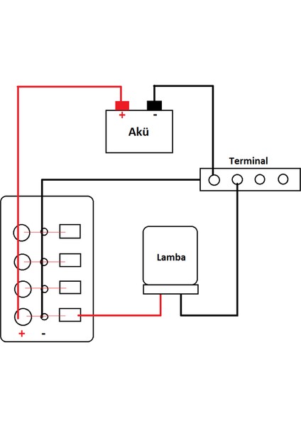 6 Anahtarlı Izoleli Yatay Swıtch Panel / Tekne ve Karavan Sigorta Paneli / Elektrik Kumanda Paneli