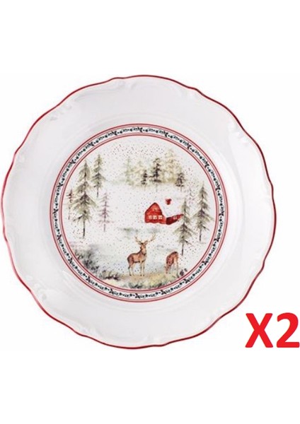 Caribou Düz Tabak 19CM 2'li 04AP022128