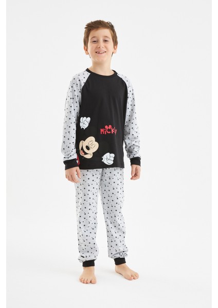 Disney LD10054 Mickey Stars Aile Pijama Takımı Bedenler Ayrı Ayrı Satılır Fıyatları Farklıdır