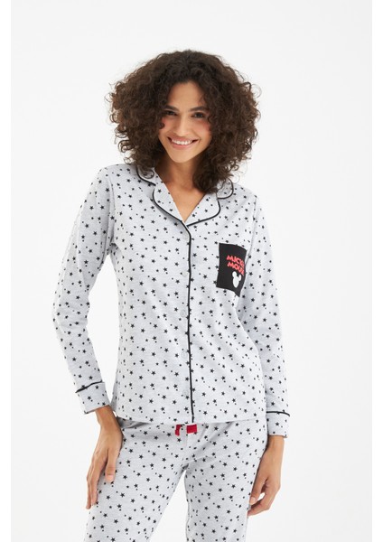 Disney LD10054 Mickey Stars Aile Pijama Takımı Bedenler Ayrı Ayrı Satılır Fıyatları Farklıdır