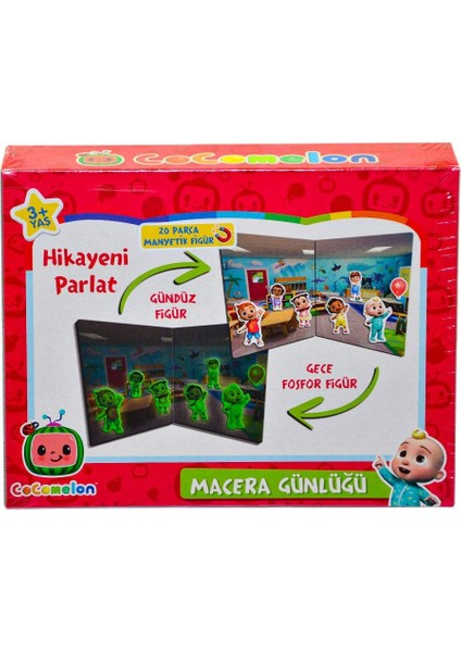CO7820 Cocomelon Fosforlu Magnet -Laço