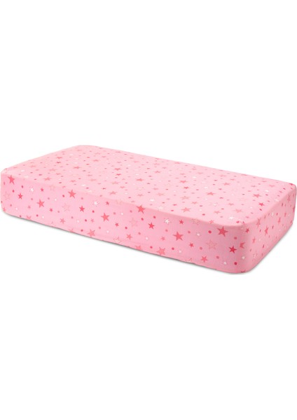 Fitted Pembe Yıldız Bebek Çarşafı 50x90 fiyatları