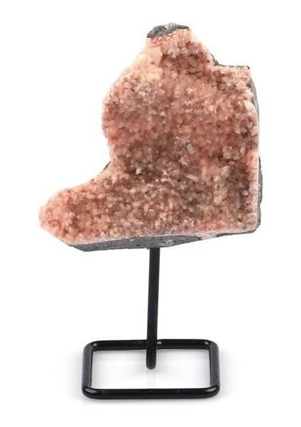 Hevlandite - Stilbite (Zeolit) Doğal Taş Standlı Parça