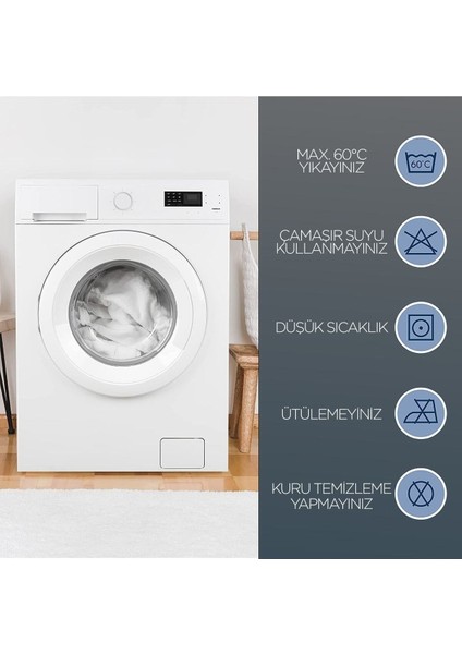 Mikrofiber Su Sıvı Geçirmez Alez | Yatak Koruyucu | 4 Mevsimlik | 4 Köşe Lastik | 160x200
