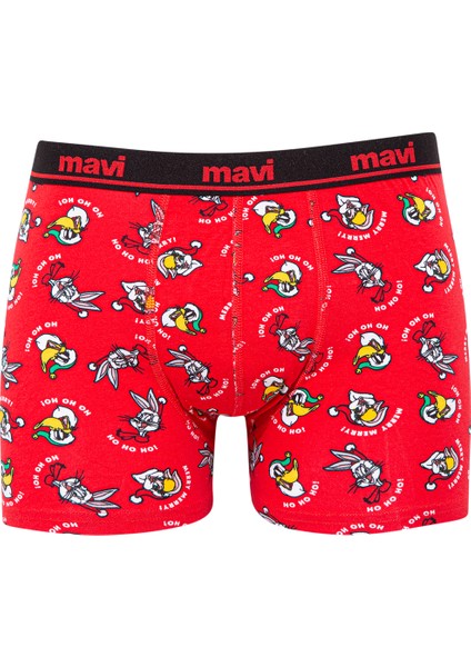 Yılbaşı Temalı Baskılı Boxer 0910589-32421