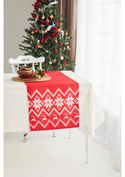 Kırmızı Kartanesi Yılbaşı Christmas Runner fiyatları