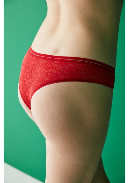 Kırmızı Sim Detaylı Brazilian Külot fiyatları