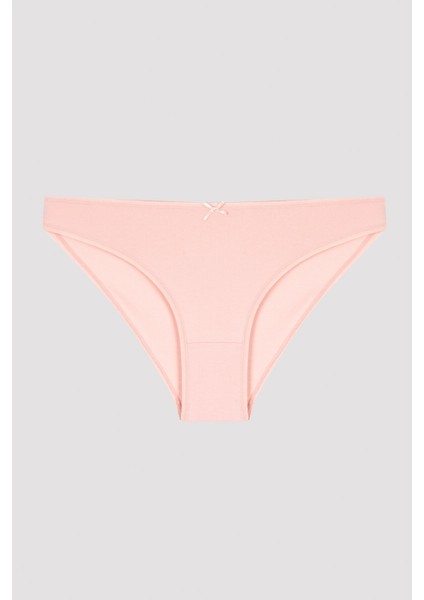 Açık Renkli Plain Floral 3lü Slip modelleri