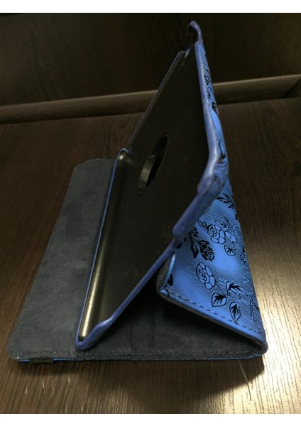 Apple iPad Mini Için 360° Dönebilen Standlı Çiçek Desenli Kaliteli Kılıf