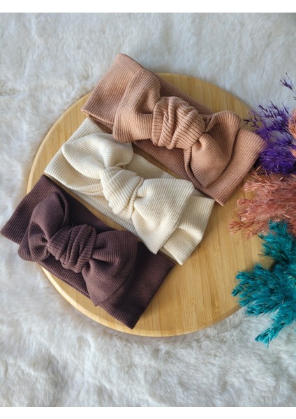 Kız Bebek & Çocuk Ribana Bandana 3'lü Set