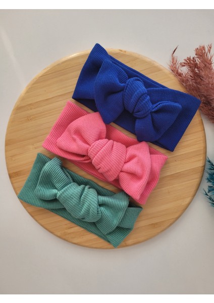 Kız Bebek & Çocuk Ribana Bandana 3'lü Set