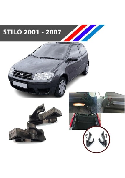 Fiat Stilo Bagaj Pandizot Braket Tutucu 2 Adetli Set 2001 2007