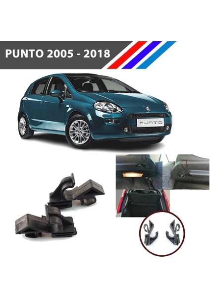 Punto - Grande Punto Bagaj Pandizot Braket Tutucu 2 Adetli Set