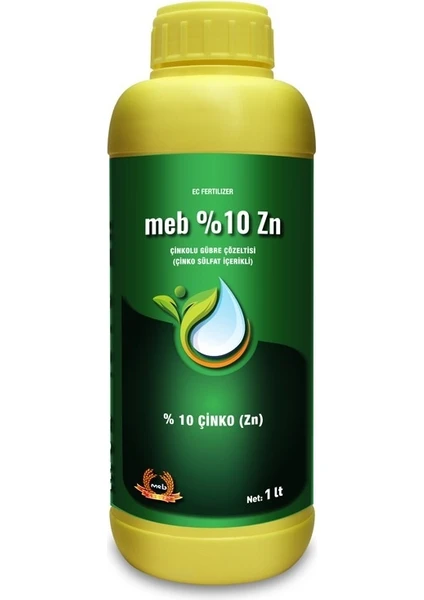 Mebor %10 Zn Sıvı Yaprak Gübresi 1 Lt