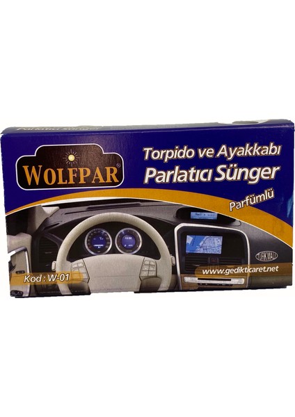 Torpido ve Ayakkabı Parlatıcı Sünger Parfümlü