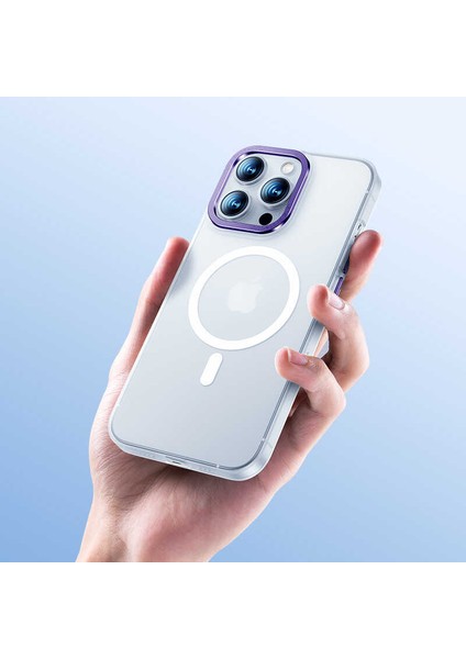 Apple iPhone 14 Pro Max Kılıf Sararmayan Wireless Şarj Destekli Benks Magnetik Haze Kapak