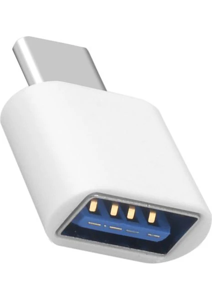 USB 3.0 To Type-C Çevirici Dişi-Erkek Şarj Data Aktarım - AL3211 Beyaz