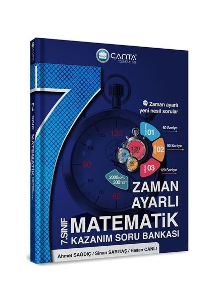 Çanta Yayınları 7.Sınıf Matematik Zaman Ayarlı Kazanım Soru Bankası