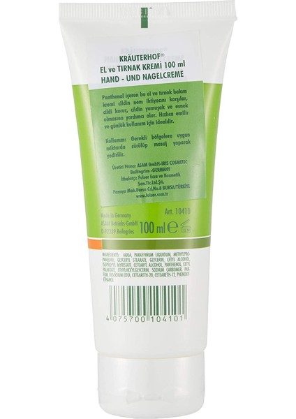 El Ve Tırnak Kremi (100 Ml) fiyatları