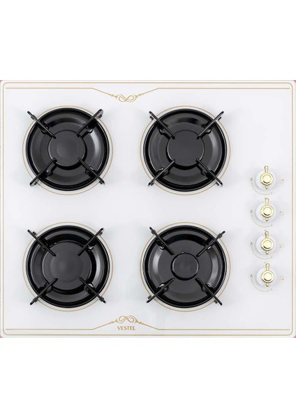 Ao 6104 Yrb Rustik Beyaz Ankastre Ocak fiyatları