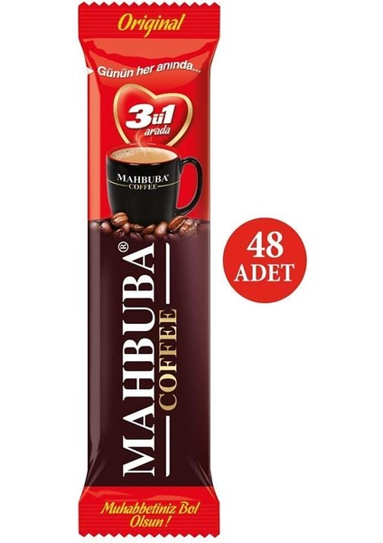 Coffee 3ü1 Arada Hazır Kahve 48X18GR