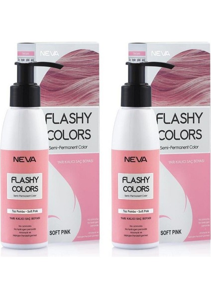 Flashy Colors Yarı Kalıcı Saç Boyası 100 Ml Toz Pembe 2 Adet fiyatları
