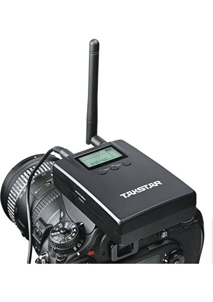 SGC-200W R2 Kablosuz Kamera Mikrofon Seti Fotoğraf Makina Telsiz Wireless SGC200 2 Alıcı Tek Verici Uhf