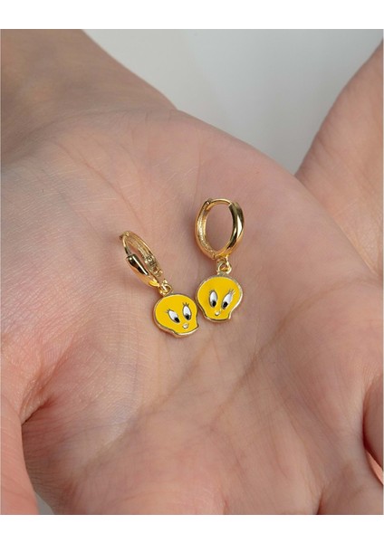 Tweety Gümüş Çocuk Küpesi fiyatları