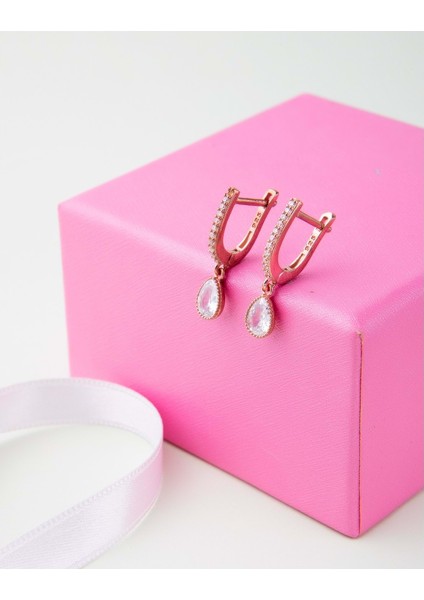 Damla Taş Sallantılı Gümüş Küpe fiyatları