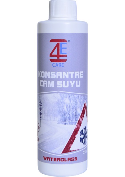 Cam Suyu Konsantre 250 ml (-70°c) 5 Adet +Buz Kazıyıcı Hediyeli