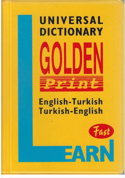 Yayınları Universal Dictionary Golden Print Fast Twin