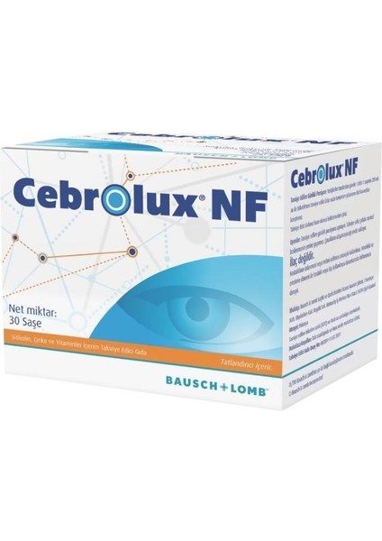 Cebrolux Nf Sitikolin, Çinko Ve Vitaminler Içeren Takviye Edici Gıda 30 Saşe