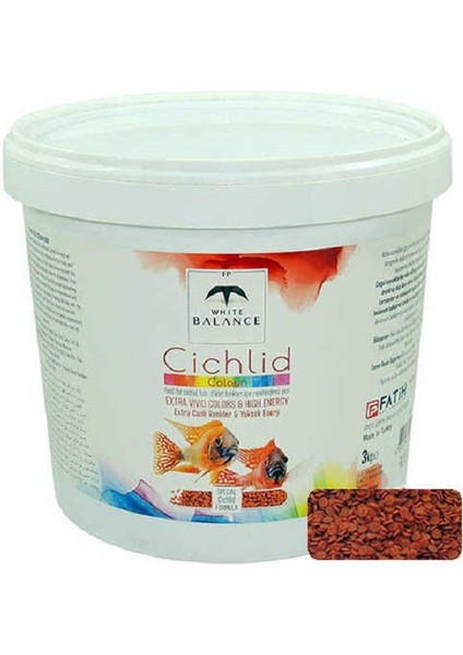 Cichlid Colour Granül Yem 200 Gram
