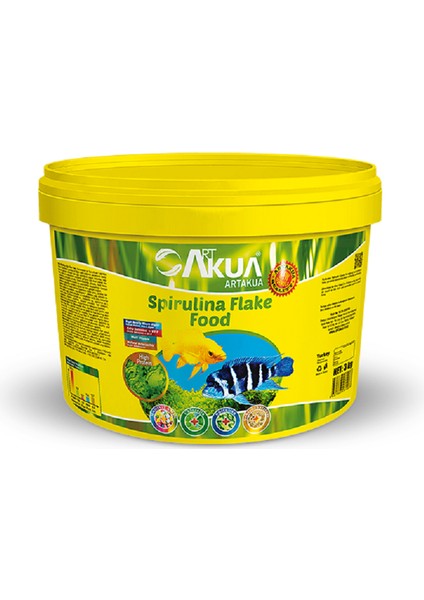 Art Aqua Spirulinalı Pul Yem 100GRAM