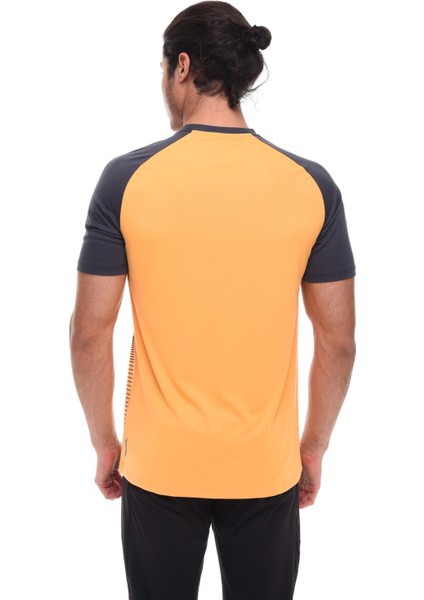 Erkek Baskılı T-Shirt Justa Oranj