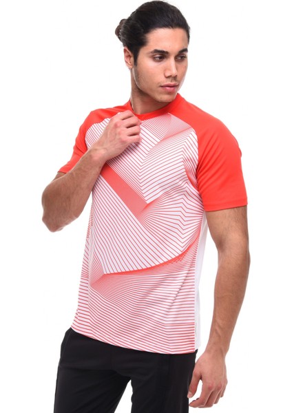 Erkek Baskılı T-Shirt Justa Beyaz modelleri