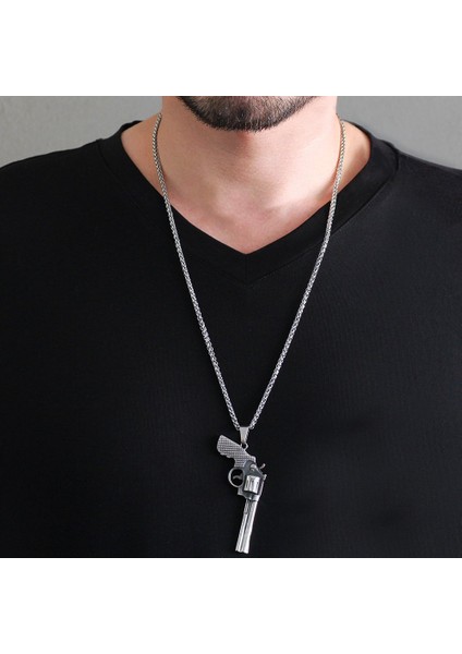 Altıpatlar Tasarım Silver Renk Çelik Erkek Kolye fiyatları