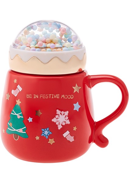 New Year Bubble Kırmızı Kupa 430 ml