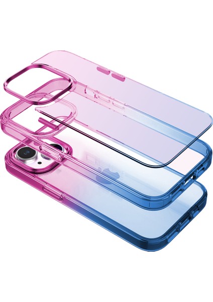 Buff iPhone 14 Air Bumper Rainbow Kılıf Pink Blue fiyatları